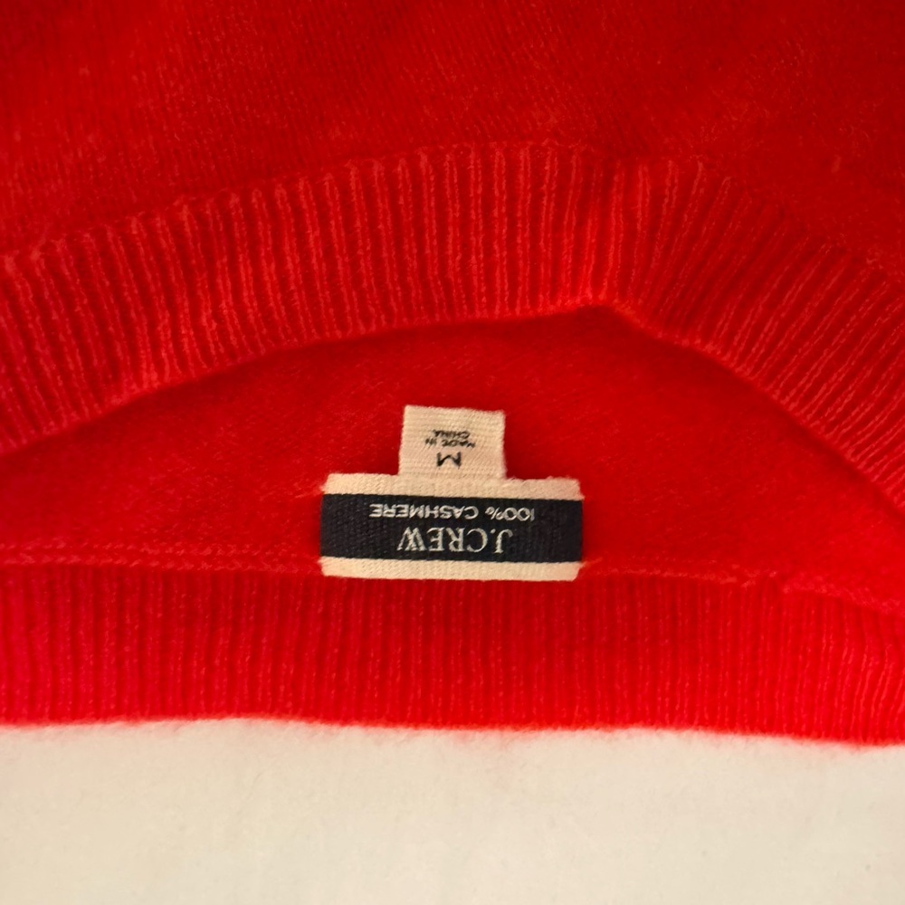 J. Crew Vibrant Red Sweater - Picture 4 of 4